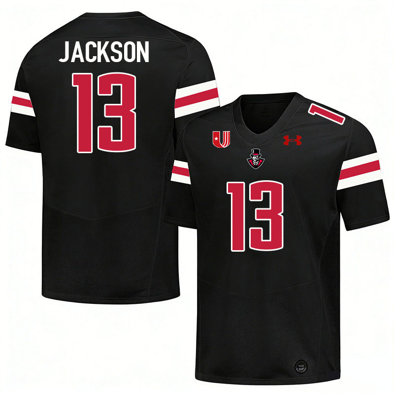 Austin Peay Governors #13 Kordell Jackson College Football Jerseys,Uniforms Stitched-Black